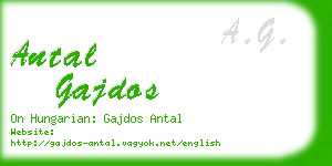 antal gajdos business card
